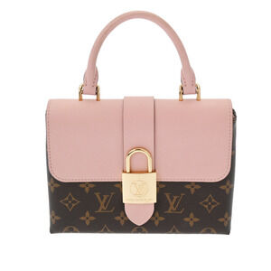 Louis Vuitton Monogram Locky Rose Pink Poodle Canvas Bag